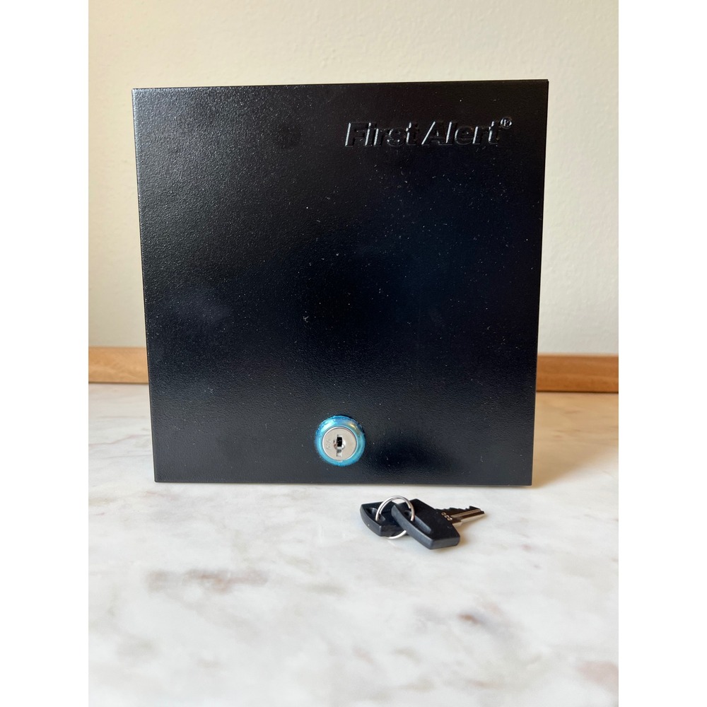 First Alert Cash and Key Locking Security Box